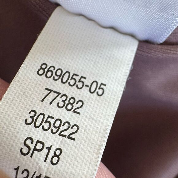 Athleta High Rise Chaturanga Shine Tight Mauve Purple #869055 Womens Size M - Picture 10 of 10